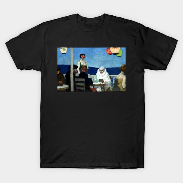 High Resolution Edward Hopper Soir Bleu 1914 T-Shirt by tiokvadrat